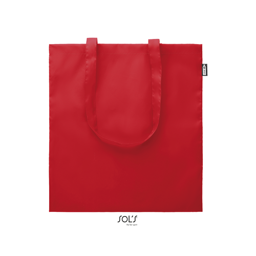 TOTE BAG POLYESTER RECYCLE ROUGE
