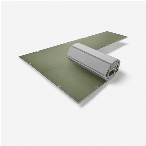 Aire d&#039;évolution gymnastique Sport 3D - Roll 4 cm kaki 