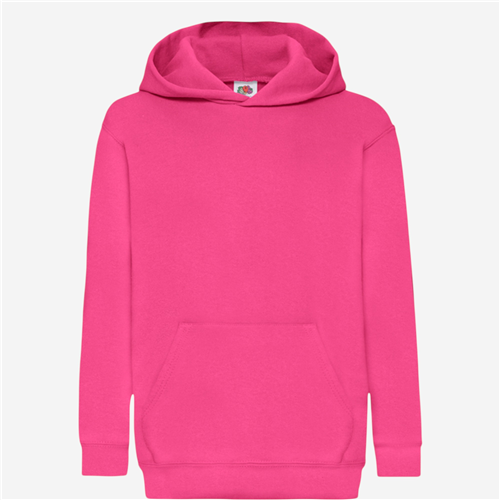 Sweat Capuche enfant Fruit Of The Loom - Rose Fuschia