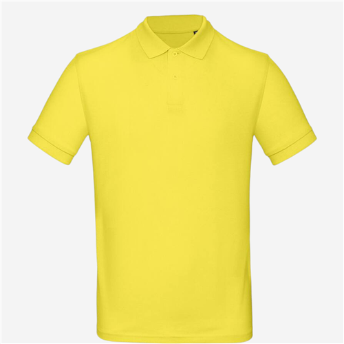 Polo femme B&C - Organic Jaune 