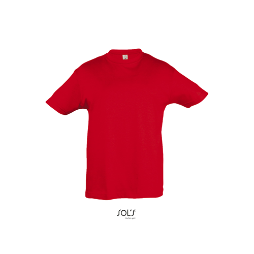 T-SHIRT JUNIOR JERSEY 150 ROUGE