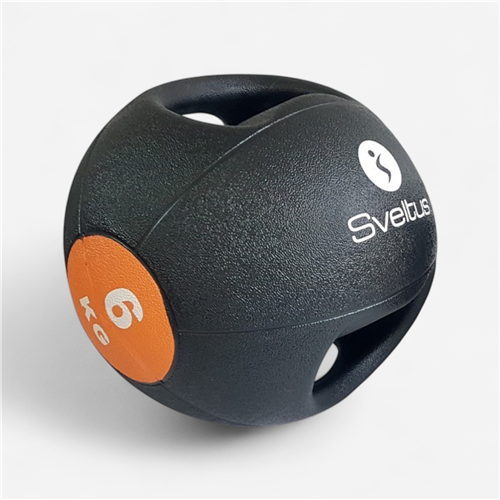 Médecine Ball avec poignées 6 Kg Sveltus