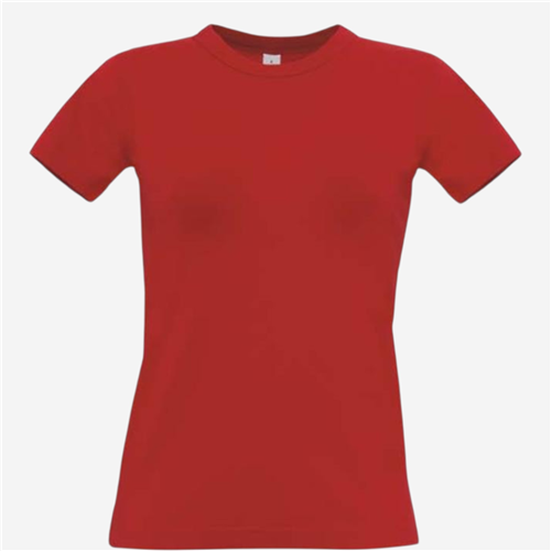 Tee shirt manches courtes femme B&C - 190 Rouge 