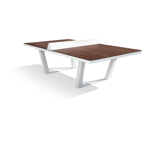 TABLE GARDEN SECURI WENGÉ ET BLANC