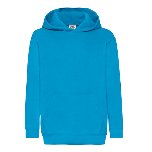 SWEAT CAPUCHE ENFANT BLEU AZURE