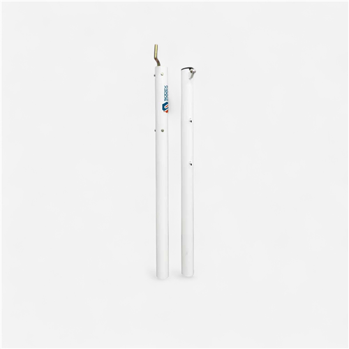 paire de poteaux de tennis ronds Ø 90mm acier à sceller