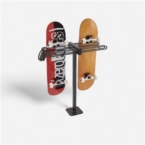 Range 4 Skateboards sur Pied avec Antivol