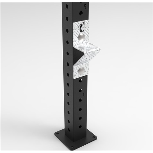 Accroche marche pied - Fit&#039;&amp;Rack noir
