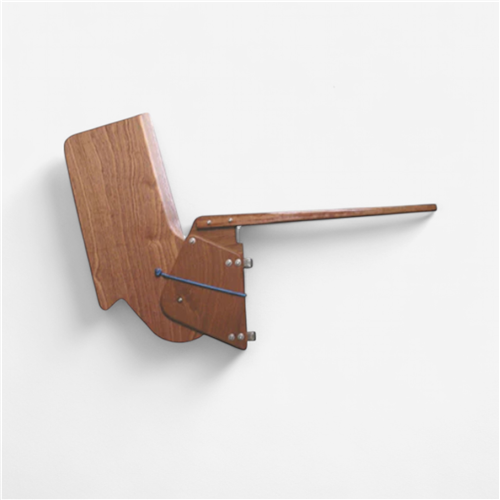 Safran relevable en bois pour bateau optimist OPTILENE ERPLAST