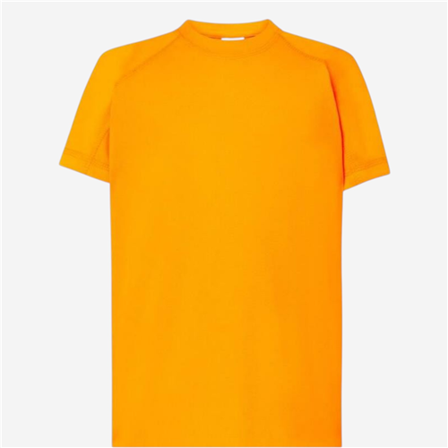 Maillot manches courtes Enfant JHK Textile - Polyester Orange Fluo 
