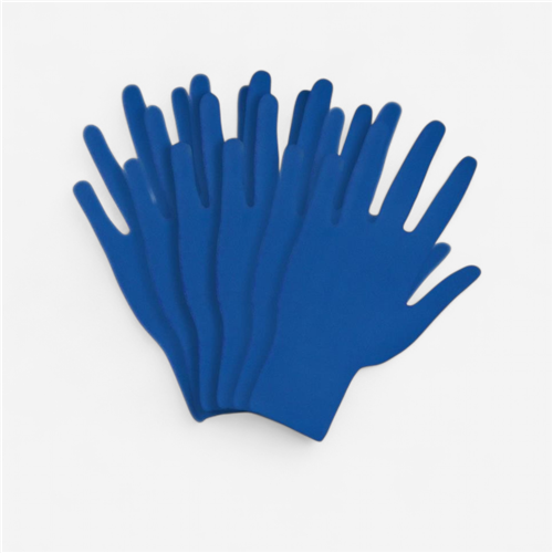 Empreintes sol baby gym Csy Plastique - Lot de 6 mains bleu