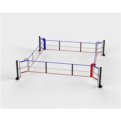 ring de boxe au sol ecofixe 4m ext, 3m int