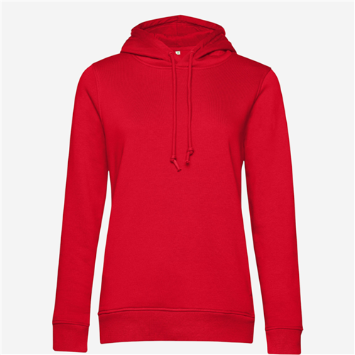 Sweat à capuche femme B&C - Organic Rouge