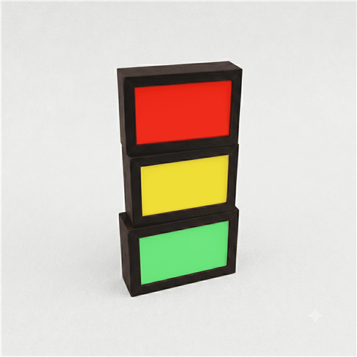 Lot de 3 boîtes à cigare Mister Babache - Vert, Rouge et Jaune