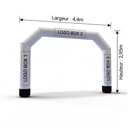 Arche gonflable événementielle taille S 4,40 x 2,95 m - Doublet