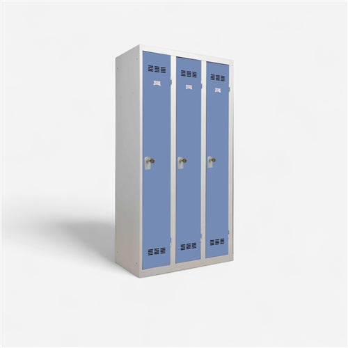 Vestiaire Vinco - 3 colonne Simple Serrure 