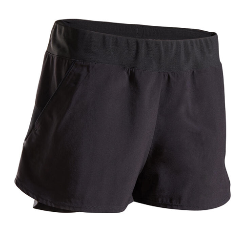 SHORT CLUB POLYESTER NOIR MASTER FEMME
