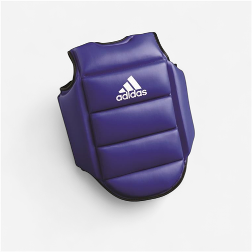 Plastron réversible karaté Adidas - rouge/bleu