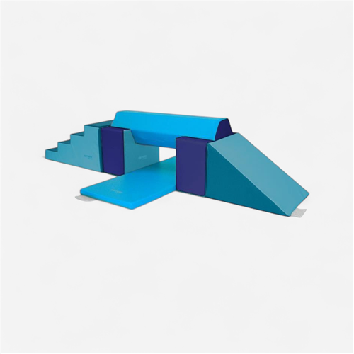 Module motricité mousse baby gym Sarneige - Kit équilibre bleu 