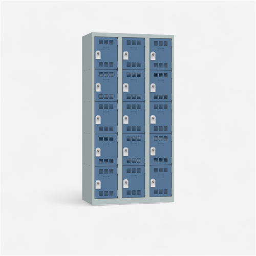 Vestiaire Vinco - Multicases 5 Cases 3 Colonnes 