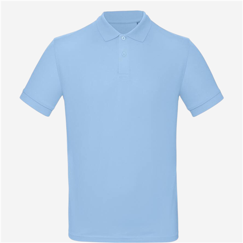 Polo femme B&C - Organic Bleu Ciel 