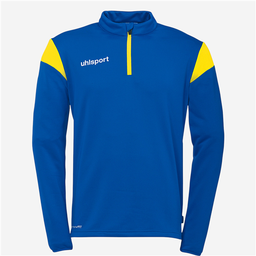 Sweat Shirt football Uhlsport Enfant - Squad27 1/4 Bleu Azur/Jaune 