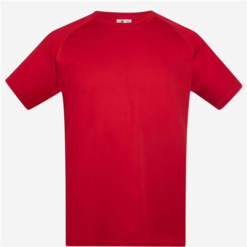 Tee shirt manches courtes homme Acqua Royal - Respirant Rouge 
