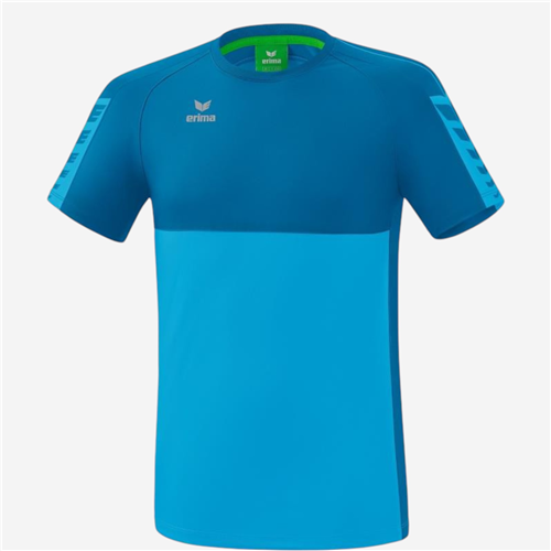 Maillot manches courtes Erima Enfant - Bleu/Bleu Clair