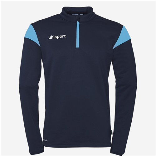 Sweat Shirt football Uhlsport Enfant - Squad27 1/4 Bleu Marine/Bleu Ciel 