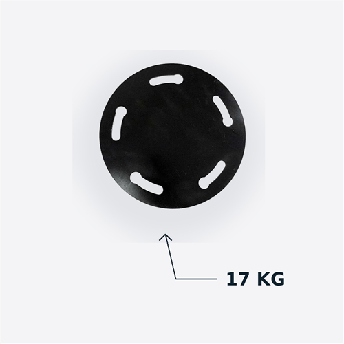Lest 17 kg pour arche gonflable - Platine acier événementiel