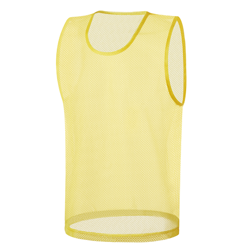CHASUBLE ADULTE JAUNE 100% RECYCLÉE