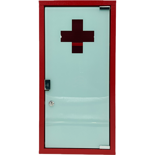 ARMOIRE A PHARMACIE METAL ROUGE