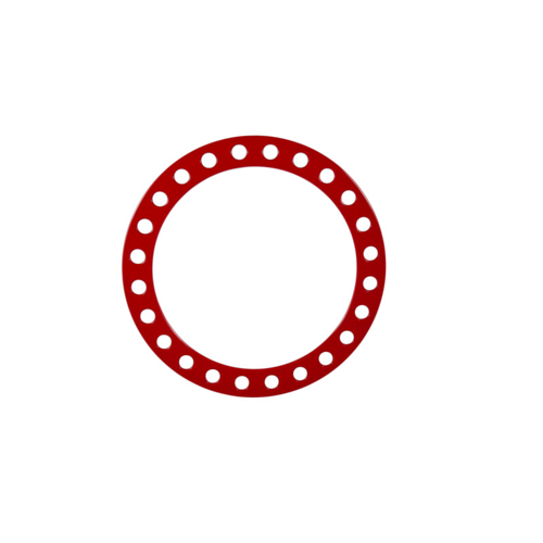 ANNEAU A TROUS 32CM ROUGE