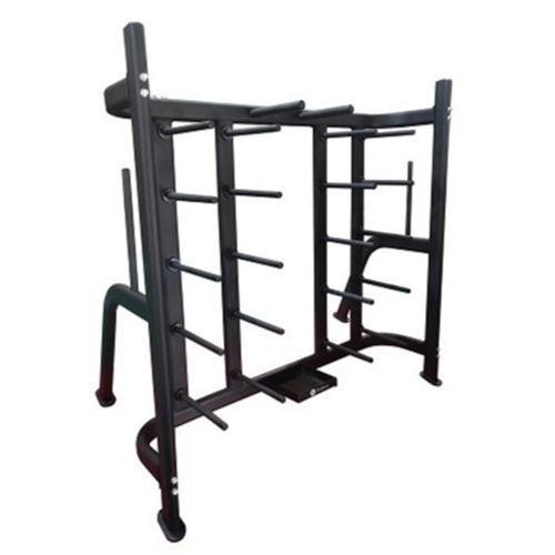 Rack de rangement 30 disques musculation - Sveltus Rack 30 Kits noir
