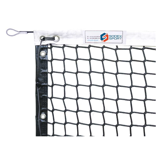 Filet de tennis 4 mm maille simple avec régulateur