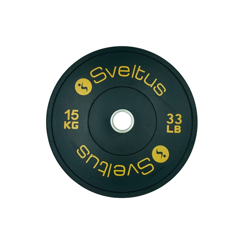 Disque de musculation 15kg - Sveltus Disque Training ECO 15kg x1 noir
