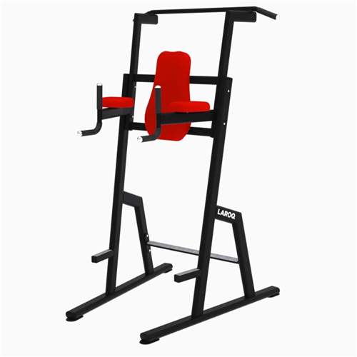 Machine de musculation Dips et Barre Fixe - Laroq BC24 rouge
