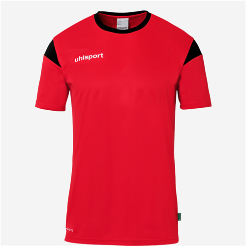 Maillot manches courtes football Uhlsport Enfant - Squad27 Rouge/Noir 