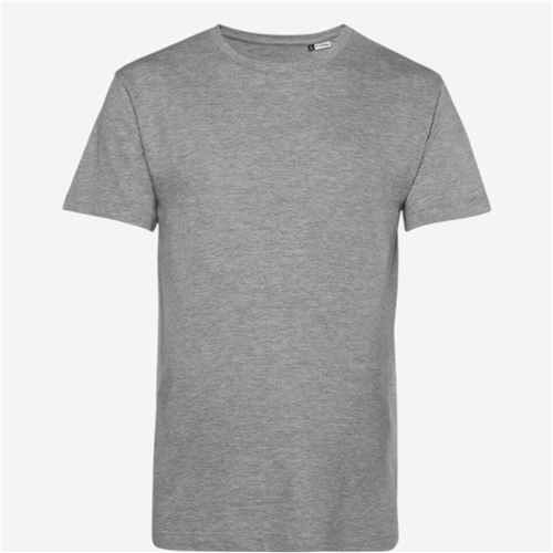 Tee shirt manches courtes B&C - Coton Organic Gris Chine 