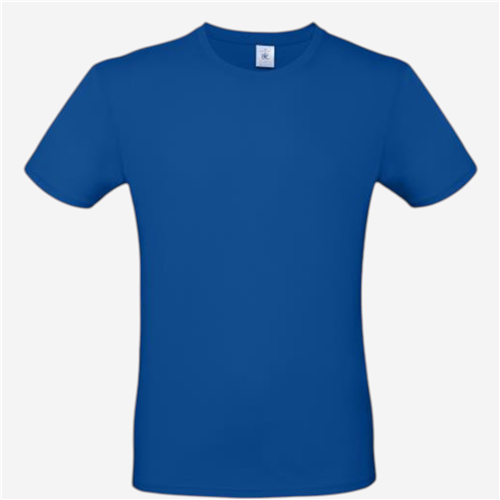 Tee shirt manches courtes mixte B&C - 150 Bleu Royal 