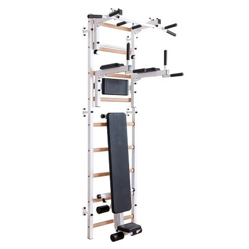 Espalier multifonction gymnastique - BenchK 733W blanc bois