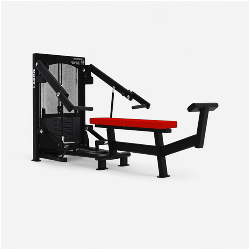 Appareil de musculation Laroq - Développé couché convergent rouge