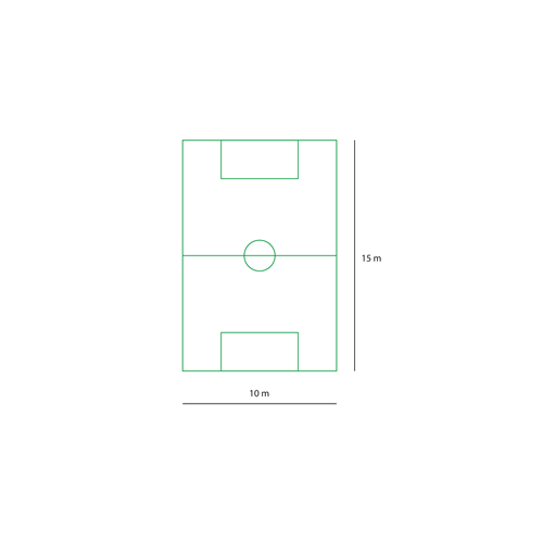 TERRAIN DE FOOTBALL, TC, 15*10