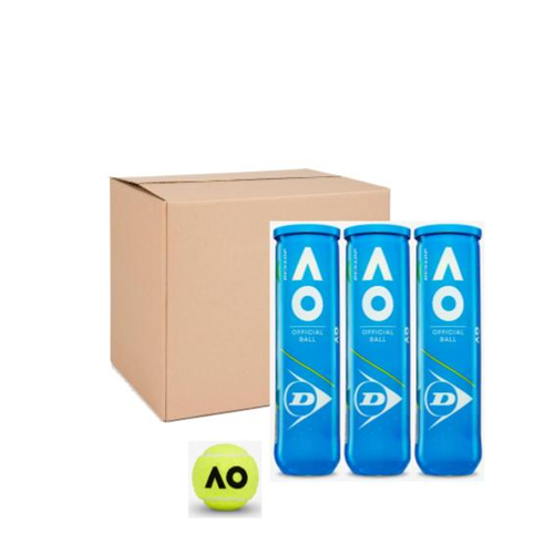Balle de tennis Dunlop - Australian Open *4 Carton 18 tubes