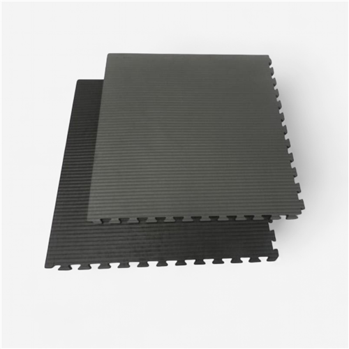 Lot de 10 tapis puzzles 100x100x2 cm combat Sportcom - noir/gris 