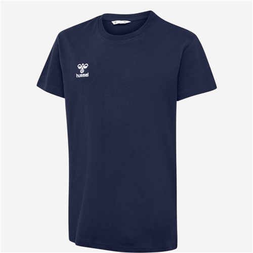 Maillot manches courtes Hummel Enfant - Coton bleu marine