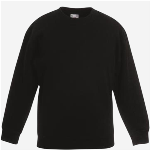 Sweat Shirt enfant Fruit Of The Loom - Noir