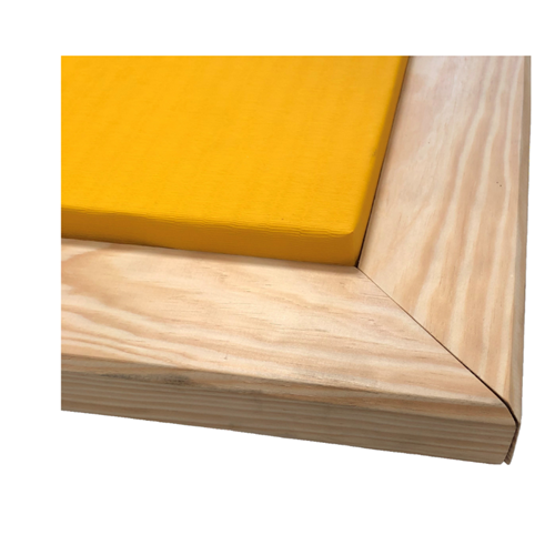 Cadre tatami bois angle biseauté