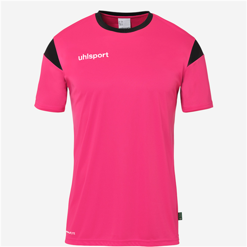 Maillot manches courtes football Uhlsport Enfant - Squad27 Rose/Noir 