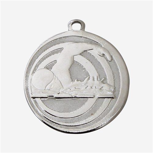 Médaille 32 mm - Natation Argent 